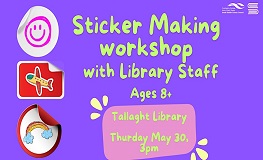 Sticker Making Workshop with Library Staff sumamry image