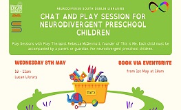 Chat and Play Sessions for Neuro-Divergent Pre-School Children sumamry image