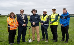 Mayor officially performs the sod-turning  for Jobstown Park Upgrade sumamry image