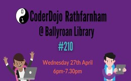 Coderdojo Rathfarnham: #210 sumamry image