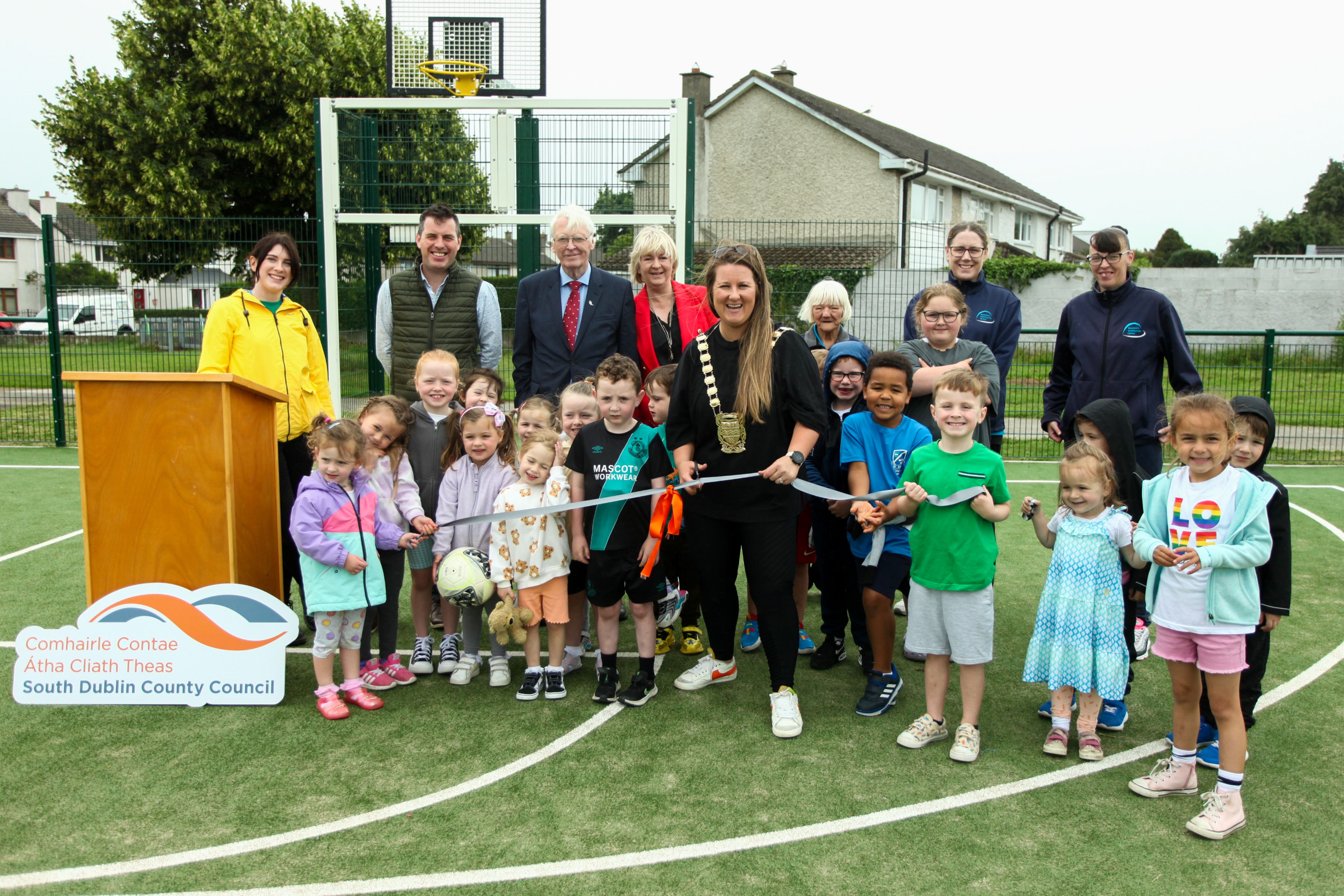 Official Opening of the Multi Use Games Area at Avonbeg sumamry image