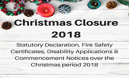 CHRISTMAS CLOSURE sumamry image