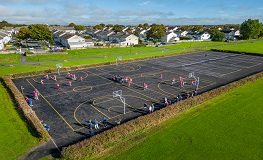 Official opening of the upgraded ball courts in Dodder Valley Park sumamry image