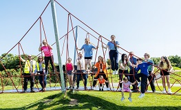 Mayor Emma Murphy opens Dodder Valley Park, Old Bawn Playspace  sumamry image