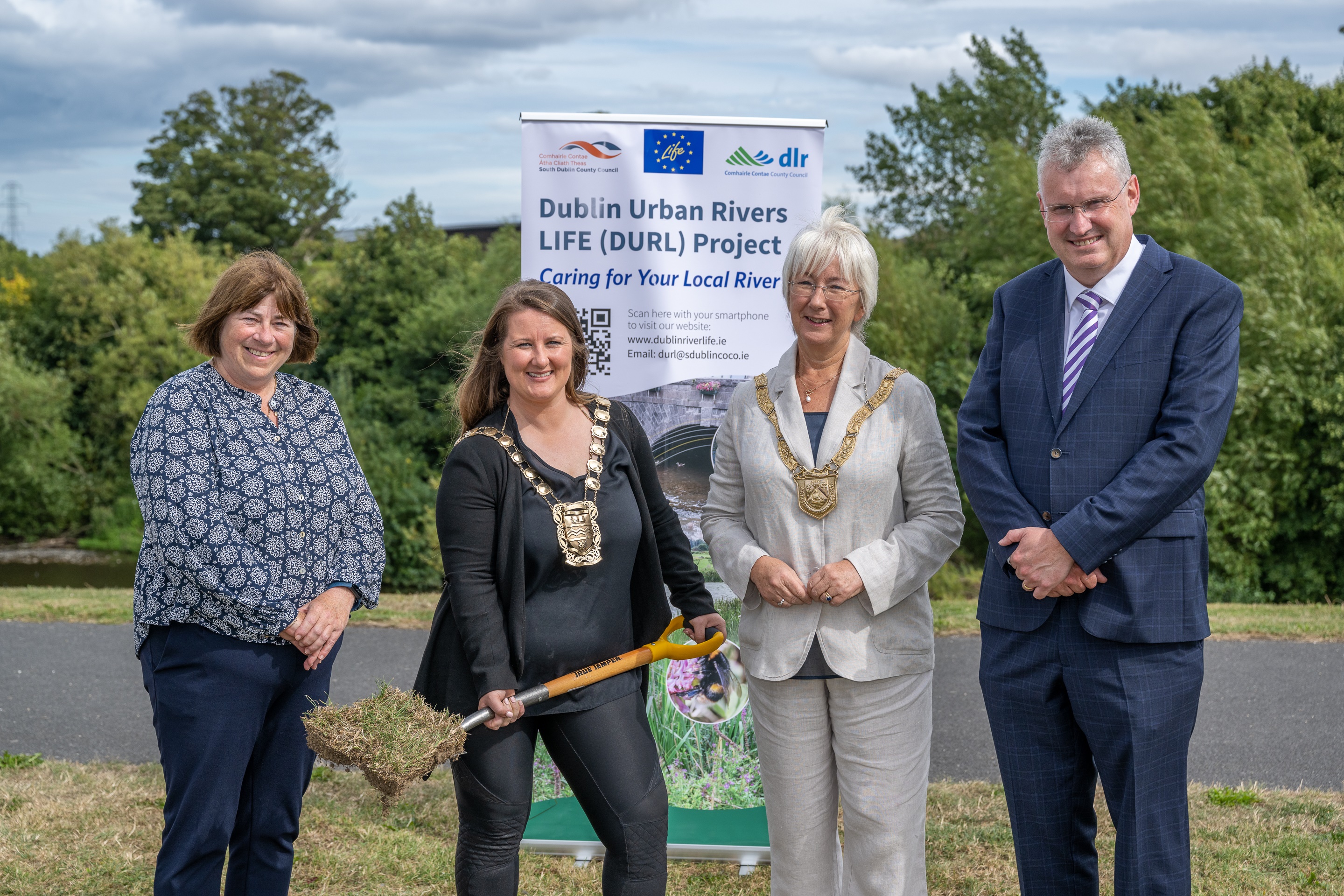 DURL Project - Dodder Valley Park Wetland Sod Turning Event sumamry image