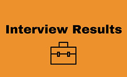 Interview Results - Senior Staff Officer sumamry image