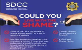 Could You Live With The Shame? Seatbelt Awareness Campaign sumamry image