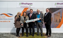 Minister for Housing Turns Sod on New Cost Rental Development  sumamry image