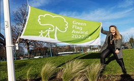 Official Opening of a Revamped Playground and the Raising of the Green Flag here at Sean Walsh Park. sumamry image