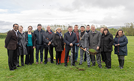 Mayor performs sod turning for Dodder Valley Park Pavilion sumamry image