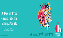South Dublin’s Cruinniú na nÓg programme,  A national day of free creative activities  for young people sumamry image