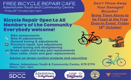Free  Bike Repair Café in Adamstown this Friday 16th Oct sumamry image