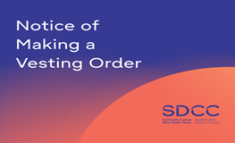 Notice of Making of Vesting Order - 38 Russell Crescent sumamry image