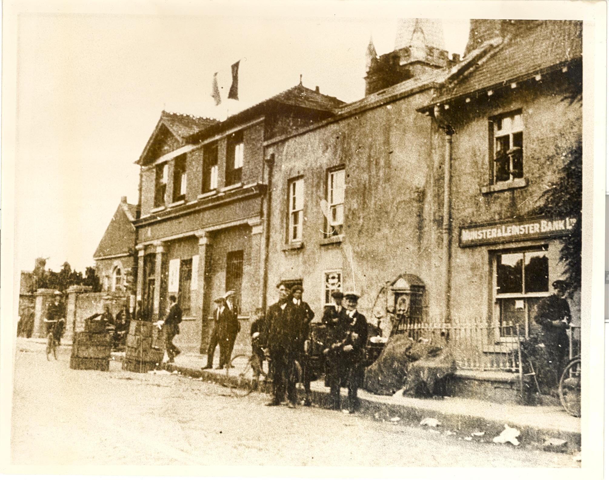 Rathfarnham-RIC-Barracks-after-its-capture-by-the-IRA,-1922.-Courtesy-of-Kilmainham-Gaol-Museum.